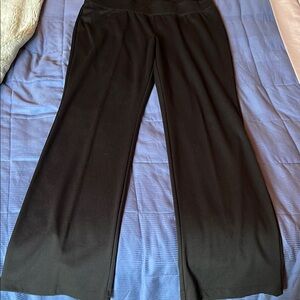 Sonoma Black Wide Leg Pants with Relaxed Fit